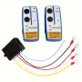 Wireless Winch Remote Control Kit 12-24V For Atv Suv