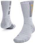 Unisex Ua Playmaker Project Rock Crew Socks - Mod Gray LG