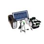 Solar Power Lighting System LED Light 3 Light Bulbs Solar Panel Charges
