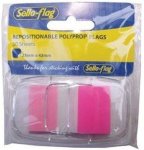Sello-flag Repositionable Pp Flags - Pink 50 Sheets
