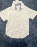 Exact White Collared Shirt 7 8Y