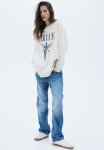 Oversized Sweatshirt - Beige