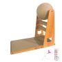 L Size L Shaped Cat Scratch Cardboard Pad Cat Bed With Toy Ball Cat Teaser