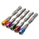5PCS PH2 Magnetic Phillips Cross Screwdriver Bits Set - 1 4 Inch Hex Shank S2 Alloy Electric Power Driver Bit Set For Plasterboa