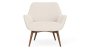 Oscar Maya Cream Walnut Legs