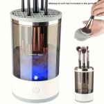 3-IN-1 Automatic Makeup Brush Cleaning And Drying Stand - Keep Your Brushes Fresh And Ready To Use