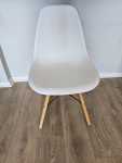 White Retro Plastic Chair