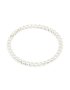 Silver Cubic Zirconia Circle Bezel Tennis Bracelet