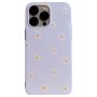 White - Phone Case With MINI Flowers - Iphone 14 Pro Max