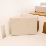Baby Pillow Case With Inner Design: Plain Beige In Stock