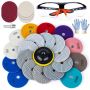 20PCS 4 Inch Diamond Polishing Pads Kit Wet Dry - For Stone & Concrete