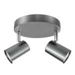 Halsey Ceiling Spot Light - Sets Of 1 2 Or 3 Satin Chrome - 3 Spotlight