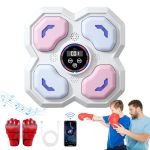 Runwe 2024 New Music Boxing Machine For Kids And Women Wall Mounted Smart Bluetooth Music Boxing Trainer Boxing Gloves To Protec