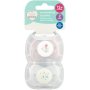 Made 4 Baby 2 Pack Symmetrical Pacifier Day & Night Pink 3+