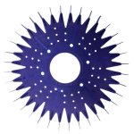 Universal Finned Disc Dark Blue