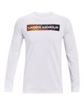 Men's Ua Wordmark Fill Printed Short Sleeve - White XXL