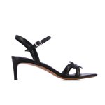 Chain Link Sandals -black