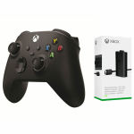 Xbox Microsoft Series Wireless Controller Carbon With Play & Charge Kit