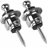Eison Guitar Strap Locks And Buttons Security Quick Release Straplocks Strap Retainer System Nickel 2 Pieces Pack