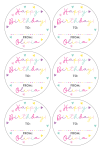 Personalised Gift Stickers - Hearts