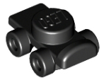Parts Minifigure Footgear Roller Skate 11253 - Black