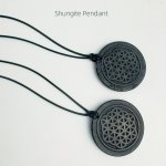 Shungite Flower Of Life Pendant Necklace 1 2 3 4 Pcs Handcrafted Raw Gemstone Carving With Neutral Leather Cord Energy Chakra He