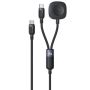 CA136C 2IN1 USB C To USB C/for Watch Charger Dock 60W Fast Charging