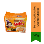 Quattro Cheese Ramen 145G - Korean Instant Noodles With Four Cheese Blend Rich Creamy Flavor & Convenient Meal Option South Afri