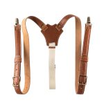 Hazel Leather Suspenders