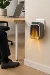 XO CF18 Portable Office Leg Fan Heater 400W Remote Control