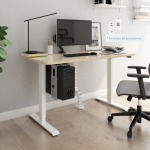 Neodesk - Simply Electric Sit-stand Starter Desk - Neodesk V1.0 - White Frame & Natural Top
