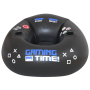 M-link Inflatable Gaming Chair Sofa With Cup Holders Pvc Air Lounge 104X104X60CM