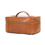 Mally Leather Bags Mally Malia Leather Ladies Toiletry Bag Tan Premium Travel Organiser