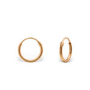 C721-C31262 - Rose Gold Over Sterling Silver Round Hoop Earrings 10MM