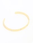 Goldair Gold Diamante Open Wrist Cuff