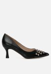 Nine West Allina Court Heel - Black