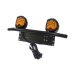 Amber LED Spotlamps With MINI Strobe Including Mounting Bar Includes Wiring Harness - Autostyle Motorsport South Africa