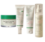 4-PIECE Daily Glow Skincare Set - Cleanser Toner Sunscreen & Cream