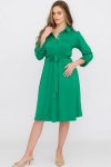 Haylee Long Sleeve Button Down Shirt Dress