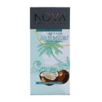 Nova Artisanal Tempered Chocolate - Dark With Toasted Coconut - Slab 100G