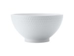 White Basics Diamonds Rice Bowl