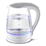 Mellerware Cloud 1.8L 2200W Glass Cordless Kettle - White
