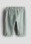 Cotton Terry Joggers - Dusty Green