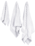 White Ripple Zero Twist Bath Towel - 70X130 White