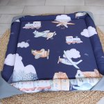 Airplane Baby Playmat Sky Adventure Navy