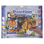 Junior Paint By Numbers Large Safari Scene