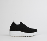 Knit Sneaker - 8 Black