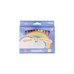 Wax Crayons Assorted Medium Pack Of 10
