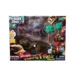 Dinosaur Playset With Light & Sound Wind-up T-rex