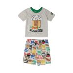 Bunny Chow Printed Shorty Pajamas